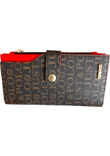 JP09 20 Kartlı Çok Bölmeli Kadın Cüzdanı OZT09 18CMX10CM