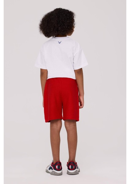 Bg Store Erkek Çocuk Kırmızı Şort fırsatları
