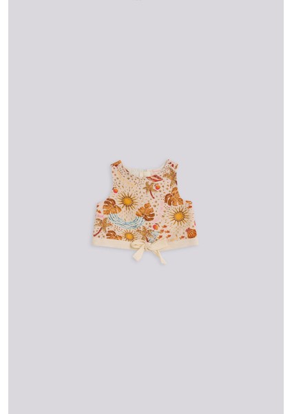 Bg Store Kız Bebek Desenli Bluz