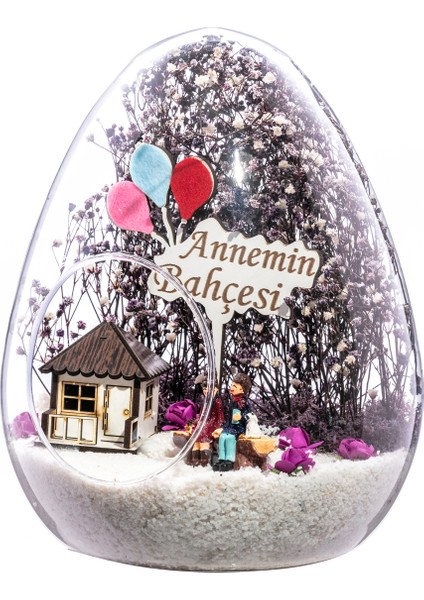 Teraryum Annemin Bahçesi Beraber Bir Ömür Yan Yana-Mor