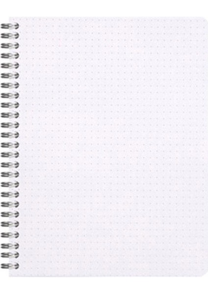RD193441 Classic A5 Dot Noktalı Defter 80 Yaprak Spiralli Esnek Kapak - Beyaz fiyatları