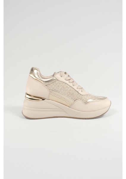Ludovica Bej Deri Kadın Sneakers, Günlük Ayakkabı, Spor Ayakkabı 24220