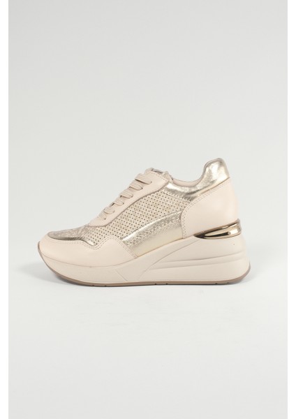 Ludovica Bej Deri Kadın Sneakers, Günlük Ayakkabı, Spor Ayakkabı 24220