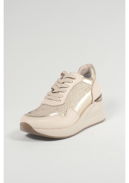 Ludovica Bej Deri Kadın Sneakers, Günlük Ayakkabı, Spor Ayakkabı 24220
