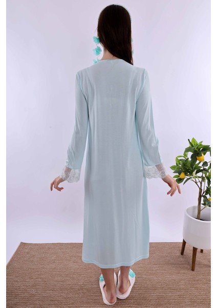 Turkuaz Hamile Lohusa Gecelik BYL224042 modelleri