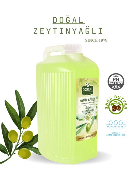 Doğal Zeytinyağlı Köpük Sabun 5 lt