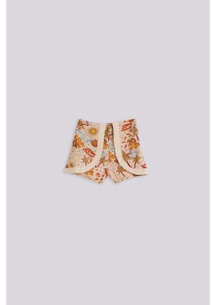 Bg Store Kız Bebek Desenli Şort