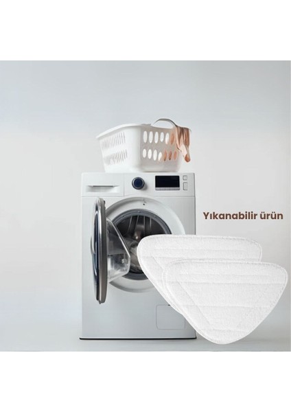 Kiwi Ksc 4215 Buharlı Temizleyici ile Uyumlu Mop Bezi 2 'li modelleri