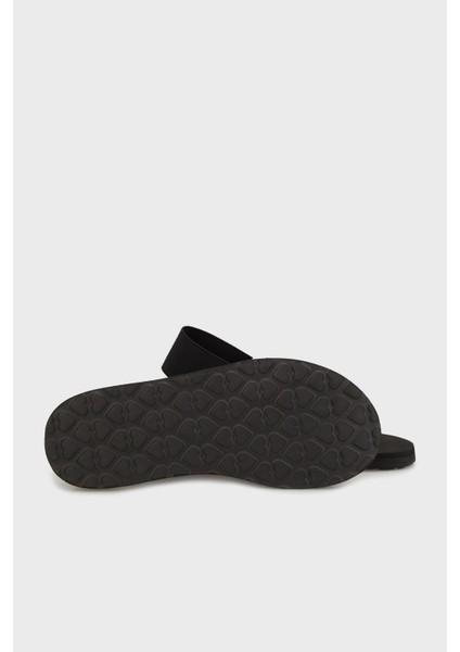 Logolu Çift Bantlı Sandalet Bayan Sandalet JA16033G0MJN410A