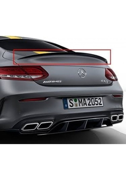 W205 Amg Style - Coupe Bagaj Üstü Spoiler 2014-2021 fiyatları
