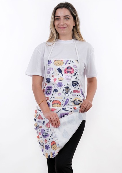 Jarse Frilly Sıvı Geçirmez Su Geçirmez Mutfak Önlüğü fırsatları