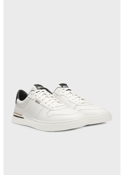 Logolu Deri Sneaker Ayakkabı Erkek Ayakkabı 50542538 140