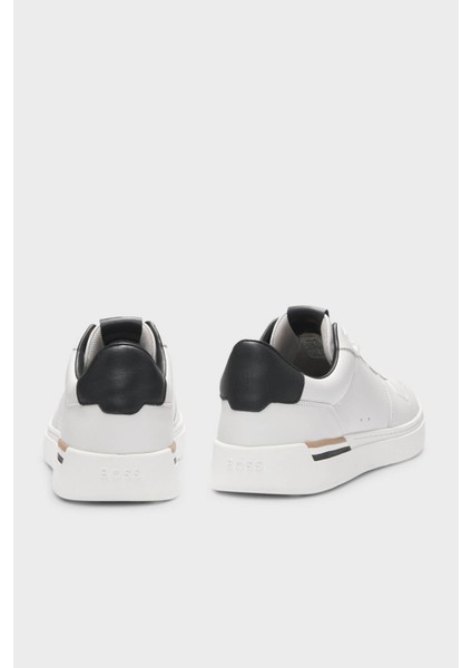 Logolu Deri Sneaker Ayakkabı Erkek Ayakkabı 50542538 140