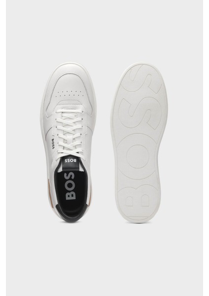 Logolu Deri Sneaker Ayakkabı Erkek Ayakkabı 50542538 140
