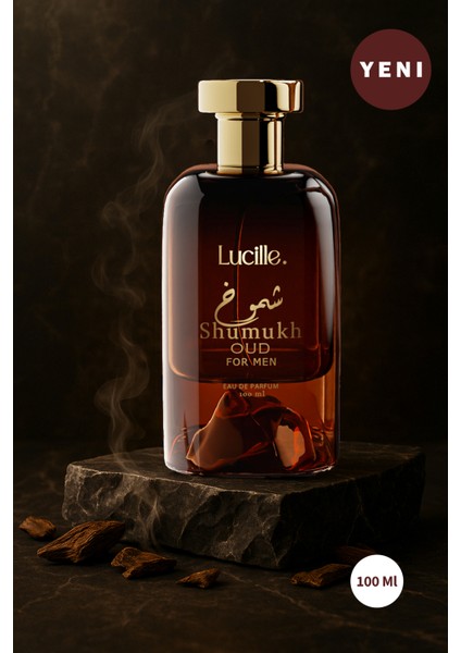 Shmukh Özel Kutusunda 100 ml Edp Erkek Parfümü Oud Kokusu - Esans Kalıcı Koku