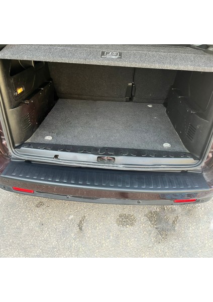 Fiat Doblo Arka Tampon Eşiği - Mat Siyah | 2010-2021 Arası modelleri