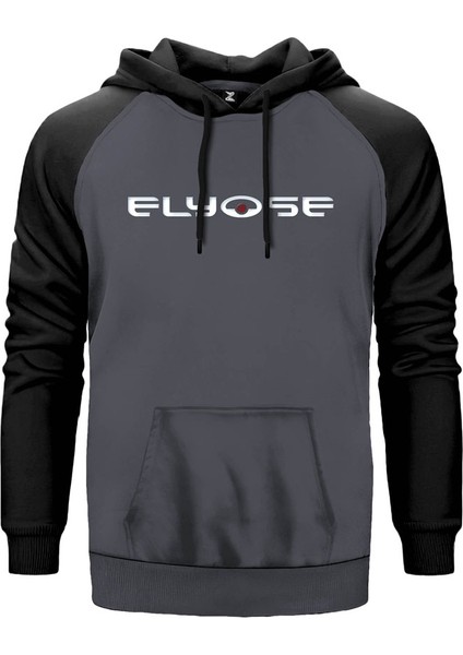 Eloyse Gri Renk Reglan Kol Kapşonlu Sweatshirt