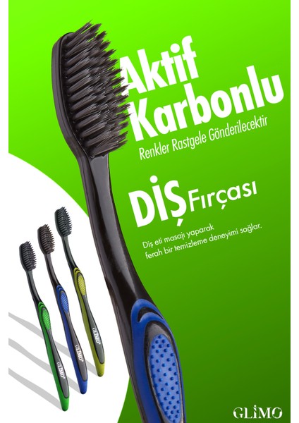 Aktif Karbonlu Ağız Bakım Diş Fırçası