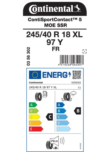 245/40 R18 97Y Xl Fr Ssr Moe Sc5 Oto Yaz Lastiği (Üretim Yılı:2024) fiyatları