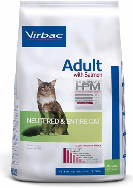 Adult Cat Salmon Neutered & Entire 7 kg