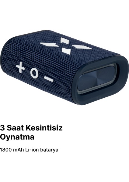 Kablosuz Bluetooth Stereo Hoparlör RGB Işıklı 5W TWS IPX7 Su Geçirmez Ses Bombası X6703