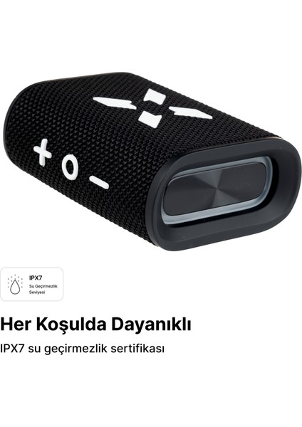 Kablosuz Bluetooth Stereo Hoparlör Rgb Işıklı 5w Tws Ipx7 Ses Bombası X6703 fiyatları