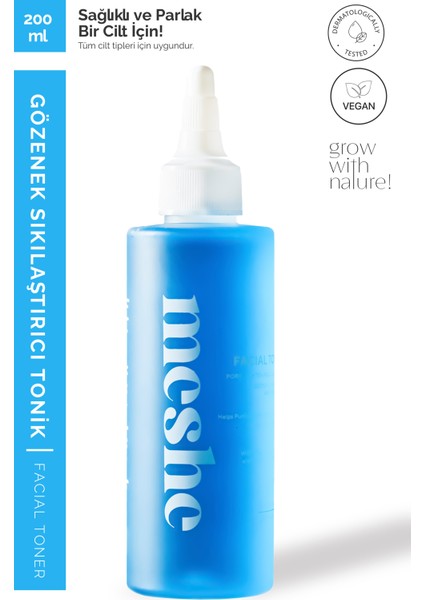 Aydınlatıcı Glikolik Asit Niacinamide Etkili Tüm Ciltlere Özel Yüz Toniği 200 ml