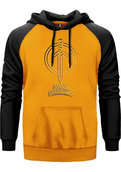 Golden Guardians Sarı Renk Reglan Kol Kapşonlu Sweatshirt