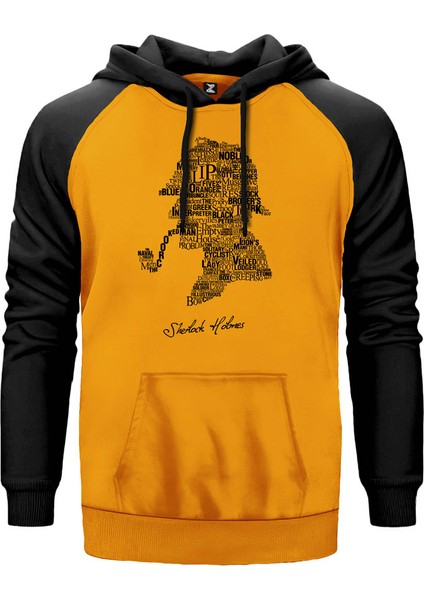 Sherlock Holmes The Canon Sarı Renk Reglan Kol Kapşonlu Sweatshirt