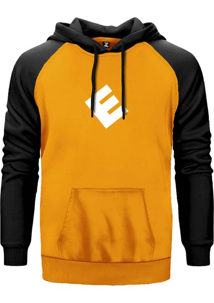 Mr. Robot E Sarı Renk Reglan Kol Kapşonlu Sweatshirt