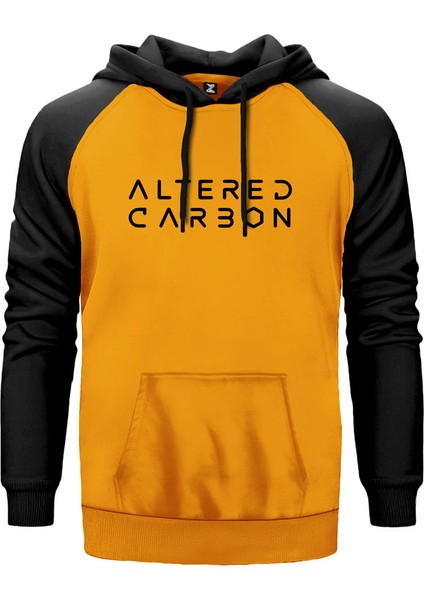 Altered Carbon 1 Sarı Renk Reglan Kol Kapşonlu Sweatshirt