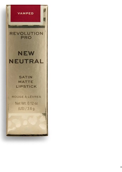 New Neutral Satin Matte Lipstick Vamped