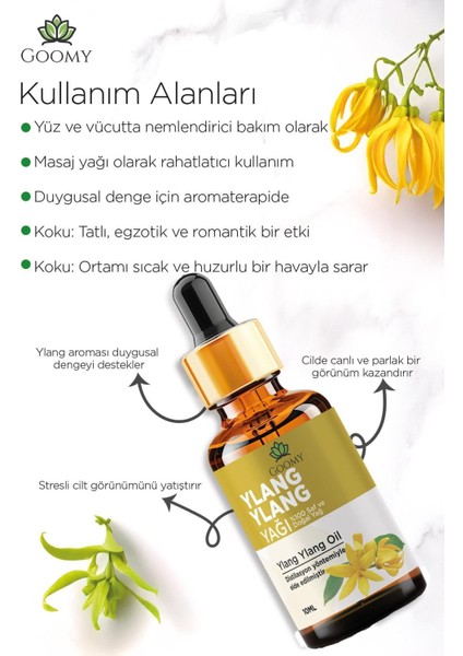 Uçucu Yağ Ylang Ylang Oil 10ml