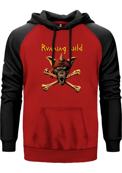 Running Wild Best Of Adrian Kırmızı Renk Reglan Kol Kapşonlu Sweatshirt