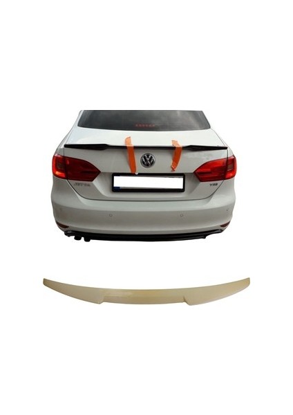 Volkswagen Jetta Mk6 ( 2010 - 2017 ) Plastik Parlak Siyah M4 Stil Spoiler