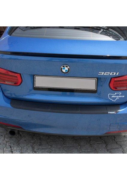 BMW 3 Serisi F30 Arka Tampon Eşiği - Mat Siyah | 2011-2018 Arası, SD modelleri