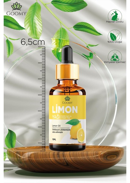 Limon Uçucu Yağı 10 ml %100 Saf ve Doğal Lemon Essential Oil