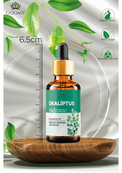 Okaliptus Yağı %100 Doğal Bitkisel Uçucu Yağ Eucalyptus Oil 10ML