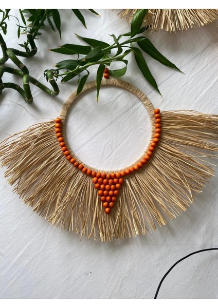 El Yapımı Rafya Duvar Süsü Duvar Aynası fırsatları