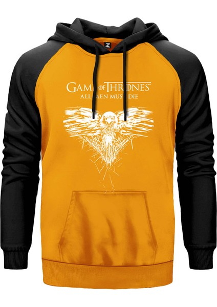 All Men Must Die Sarı Renk Reglan Kol Kapşonlu Sweatshirt