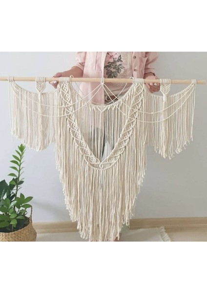 Makrome El Işi Buyuk Boy Duvar Süsü