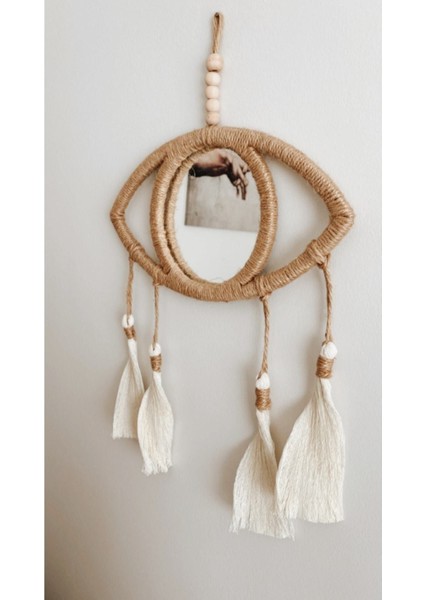 Duvar Dekorasyonu/ Kapı Süsü / Jüt Balkon Süsü / Göz Ayna fiyatları