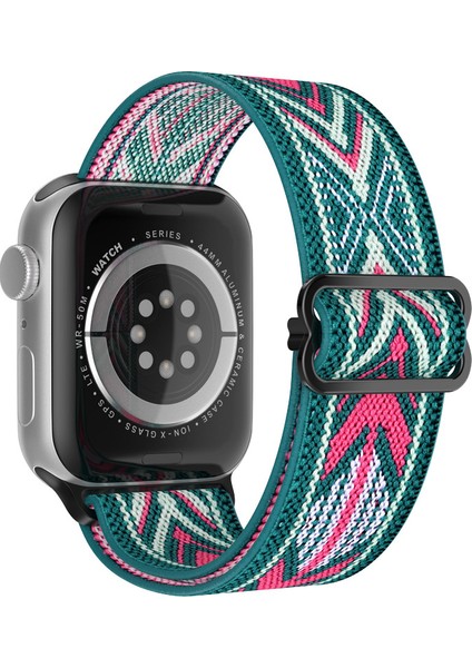 Apple Watch 44-45-Watch 10 46-49MM & Watch-9-8-7-6-Se Uyumlu Kordon A+Kalite Desenli Spor Kordon