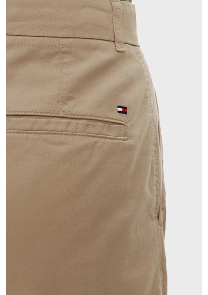 Streç Pamuklu Relaxed Fit Yüksek Bel Mini Short Bayan Short WW0WW42457 Aeg