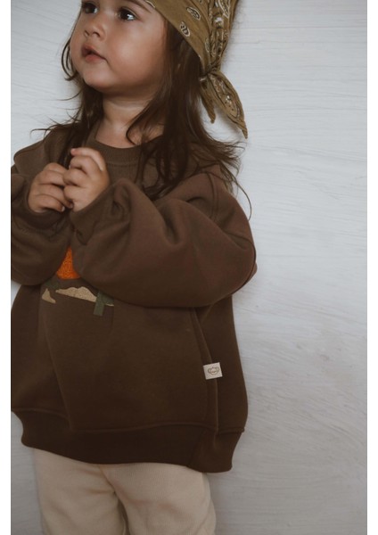 Dağ Nakışlı Bebek Alt Üst Takım