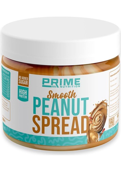 Smooth Peanut Spread 350 Gram (Proteinli Sürülebilir Fıstık Kreması)