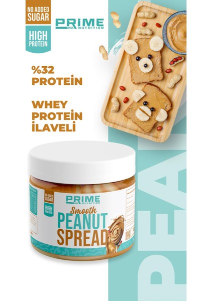 Smooth Peanut Spread 350 Gram (Proteinli Sürülebilir Fıstık Kreması) fiyatları
