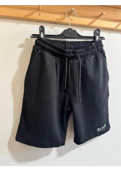 Erkek Çocuk Bermuda Şort Siyah modelleri