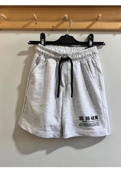 Erkek Çocuk Bermuda Şort Gri