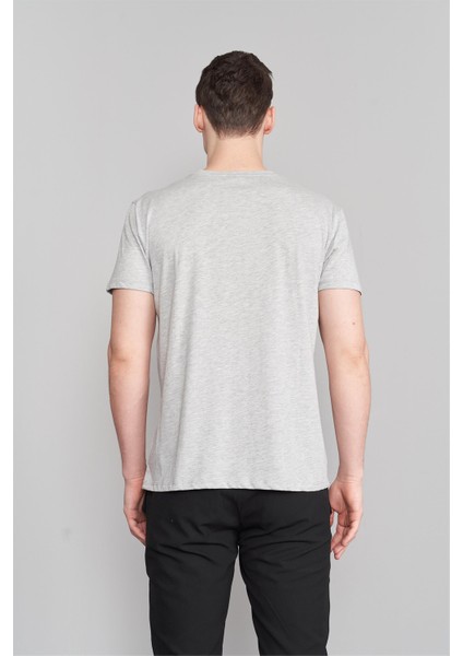 Çetinkaya Mentality Gri Melanj Tshirt